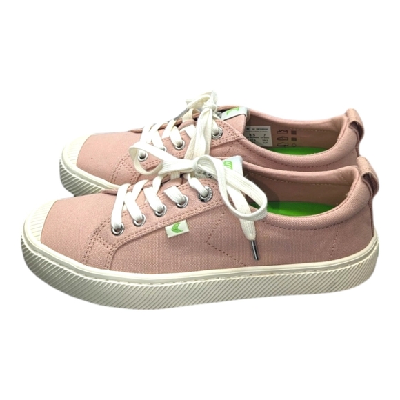 Cariuma Unisex Sneakers Oca Low Top Lace Up Suede Leather Pink W8.5 M7 - Picture 8 of 16